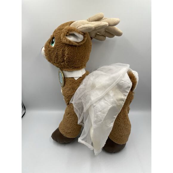 Build A Bear Prancer Reindeer Christmas Stuffed Plush With BAB Dress - Picture 5 of 9
